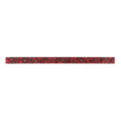 Ruban En Satin Poster de animal Red Leopard (Devant)
