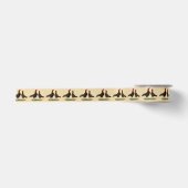 Ruban En Satin Poules Aseel Black Red (Devant)