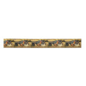 Ruban En Satin Poules de coq Russe Barn Coop (Devant)