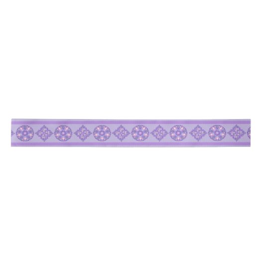 Ruban En Satin Pourpre W1 (Devant)