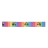 Ruban En Satin Pride arc-en-ciel (Devant)