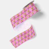 Ruban En Satin Princesse en rose (Dos)