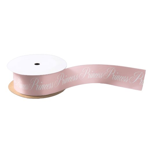 Ruban En Satin Princesse Rose-n-Blanche Coordinating (Bobine)