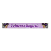 Ruban En Satin Princesse Royale d'Afrique violette|Lavande|Silver (Devant)