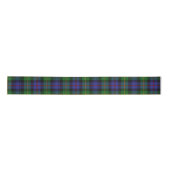 Ruban En Satin Principalement bleu violet et vert Plaid Motif sat (Devant)