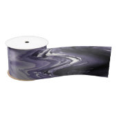 Ruban En Satin Purple et Grey Fluid Pour Flower Goth (Bobine)