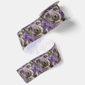 Ruban En Satin Purple Jacaranda Koala Ours, (Dos)