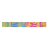 Ruban En Satin PYTHON - moderne fractale décorative - (Devant)