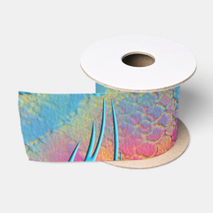 Ruban En Satin PYTHON - moderne fractale décorative -