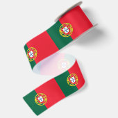 Ruban En Satin qualité du drapeau portugais (Dos)