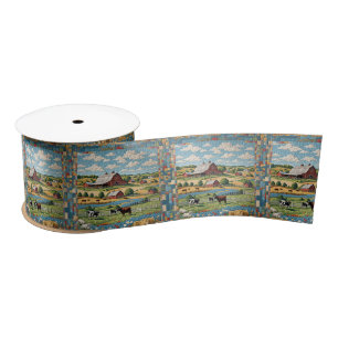 Ruban En Satin Quilt de ferme
