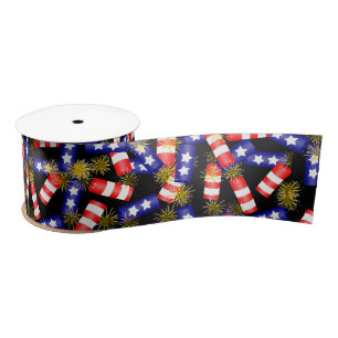 Ruban En Satin Rackers pour 4 juillet