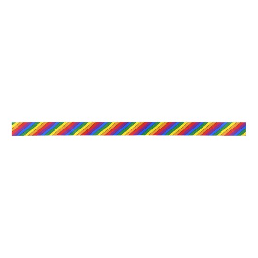 Ruban En Satin Rainbow colours ribbon (Devant)