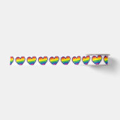 RUBAN EN SATIN RAINBOW-LOVE-RETOUR (Devant)