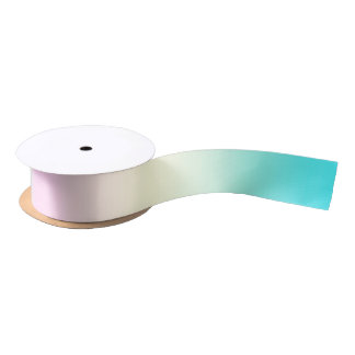 Ruban En Satin Rainbow Pastel