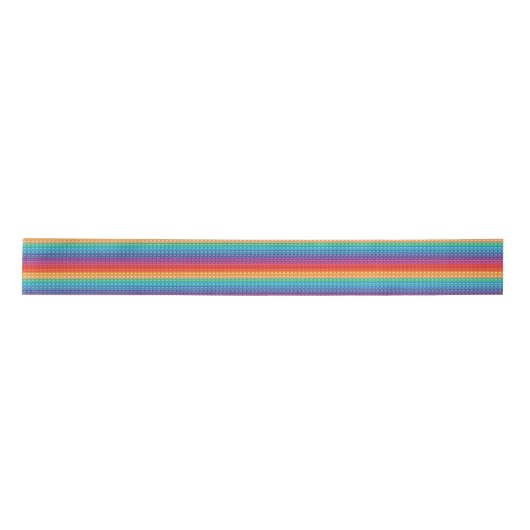 Ruban En Satin Rainbow Pop It Fidget Toy Motif (Devant)