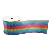 Ruban En Satin Rainbow Pop It Fidget Toy Motif (Bobine)