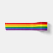 Ruban En Satin Rayure Arc-en-Ciel Classique (Devant)