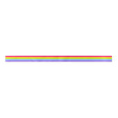 Ruban En Satin Rayure d'arc-en-ciel (Devant)