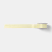 Ruban En Satin Rayures Classiques Blanc - Jaune Beurre (Devant)