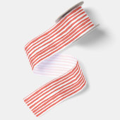 Ruban En Satin Rayures orange, lignes  (Dos)