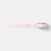 Ruban En Satin Rayures Simples - Douce Teinte Rose (Devant)