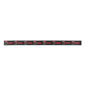 Ruban En Satin Red Black Noël (Devant)