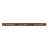 Ruban En Satin Red Christmas Plaid With Custom Text Festive (Devant)