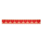 Ruban En Satin Red Heart Shape Love Classic Simple Minimalisme (Devant)