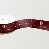 Red Modern Christmas Business Logo Entreprise Peti