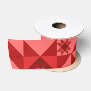 Ruban En Satin Red Nordic Star Noël brillant