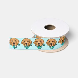 Ruban En Satin Retriever doré