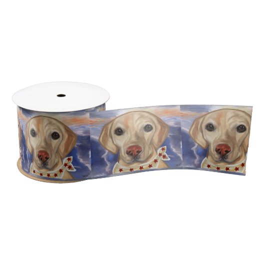 Ruban En Satin Retriever du Labrador    (Bobine)