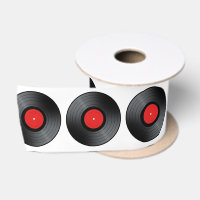 Rétro motif d'album record