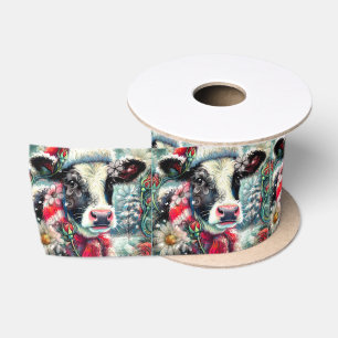 Ruban En Satin Rêve de vache de temps plus chauds découpage flora