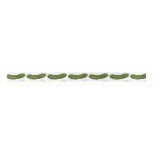 Ruban En Satin Ribbon de gigogne à collet vert (Devant)