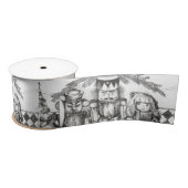 Ruban En Satin Ribbon de Noël Nutcracker (Bobine)