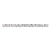 RUBAN EN SATIN RIBBON DU PARTI PANSY BLANC (Devant)