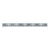 Ruban En Satin Rose & Bleu Triple Lune nuit Ciel Handfasting (Devant)