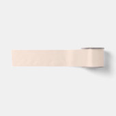 Ruban En Satin Rose champagne Uni (Devant)