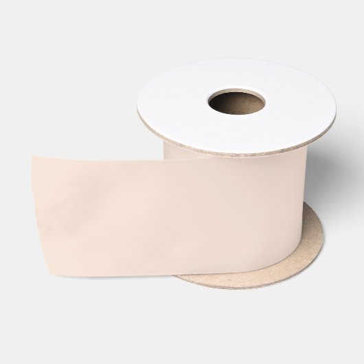 Ruban En Satin Rose champagne Uni (Bobine)