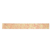 Ruban En Satin Rose de William Morris et conception de rose (Devant)