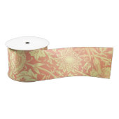 Ruban En Satin Rose de William Morris et conception de rose (Bobine)