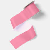 Ruban En Satin Rose Élégant Uni (Dos)