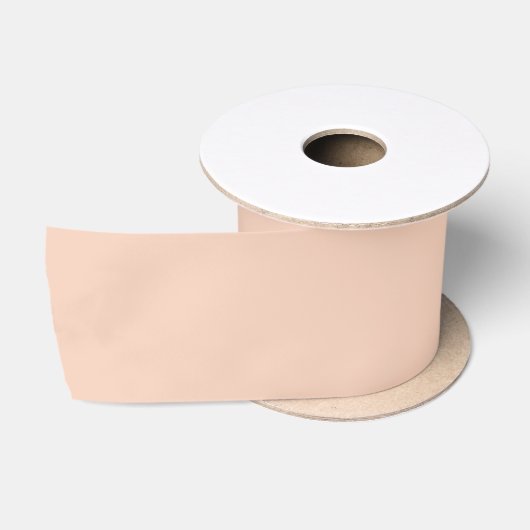 Ruban En Satin Rose Élégant Uni (Bobine)