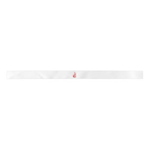 Ruban En Satin Rose Madder, design floral Thunderbird