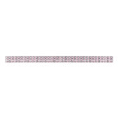 Ruban En Satin Rose mignon de motif d'expressions de panda (Devant)