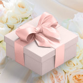 Ruban En Satin Rose pastel solide #FFCEC7