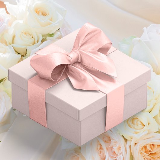 Ruban En Satin Rose pastel solide #FFCEC7