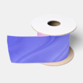 Ruban En Satin Rose Violet Abstrait Ondulé (Bobine)
